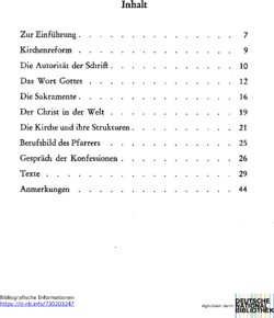 Inhaltsverzeichnis 1