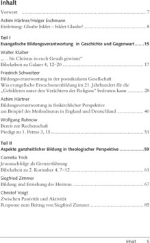 Inhaltsverzeichnis