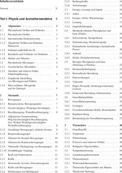 Inhaltsverzeichnis