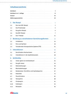 Inhaltsverzeichnis