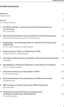 Inhaltsverzeichnis