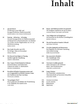Inhaltsverzeichnis 1