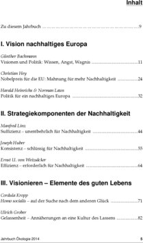 Inhaltsverzeichnis