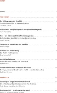 Inhaltsverzeichnis
