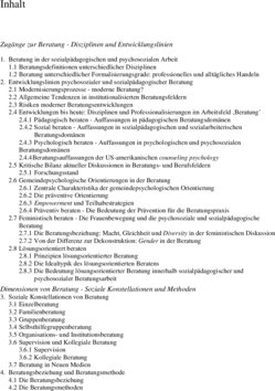Inhaltsverzeichnis