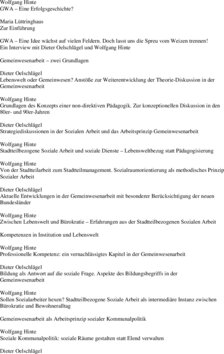 Inhaltsverzeichnis