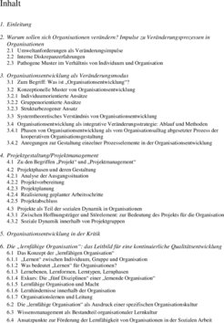 Inhaltsverzeichnis