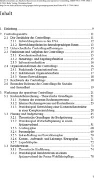 Inhaltsverzeichnis