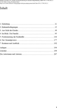 Inhaltsverzeichnis