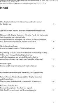 Inhaltsverzeichnis