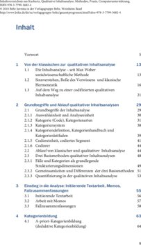 Inhaltsverzeichnis