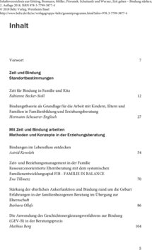Inhaltsverzeichnis