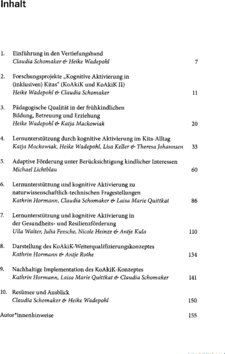 Inhaltsverzeichnis 1