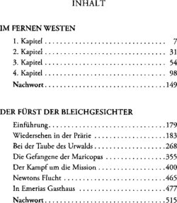 Inhaltsverzeichnis - Im fernen Westen : zwei Erzählungen aus dem wilden Westen / [hrsg. von Lothar und Bernhard Schmid] - Bd. 89.