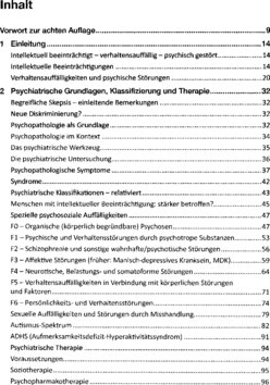 Inhaltsverzeichnis 1