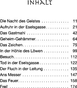 Inhaltsverzeichnis - Daemonicus - Bd. 1.