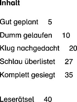 Inhaltsverzeichnis 1