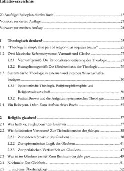 Inhaltsverzeichnis 1