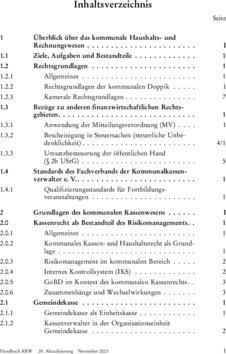 Inhaltsverzeichnis