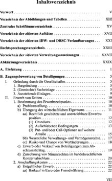 Inhaltsverzeichnis 1