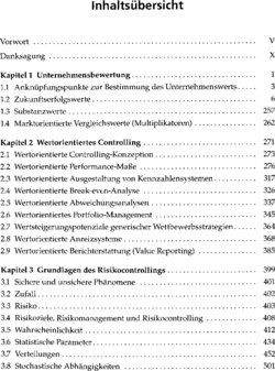 Inhaltsverzeichnis 1