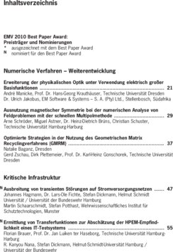 Inhaltsverzeichnis