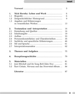 Inhaltsverzeichnis
