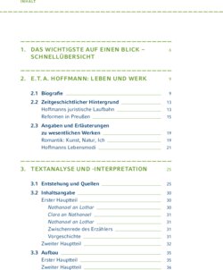 Inhaltsverzeichnis
