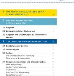 Inhaltsverzeichnis