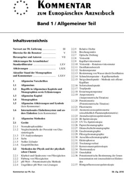 Inhaltsverzeichnis