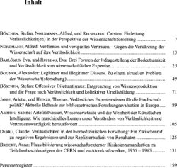 Inhaltsverzeichnis 1