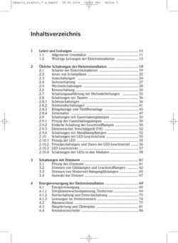 Inhaltsverzeichnis