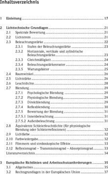Inhaltsverzeichnis