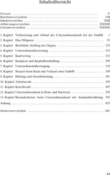 Inhaltsverzeichnis