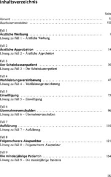 Inhaltsverzeichnis 1