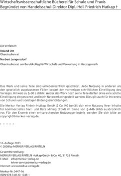 Inhaltsverzeichnis