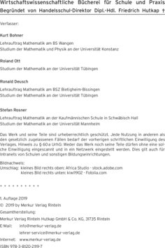 Inhaltsverzeichnis