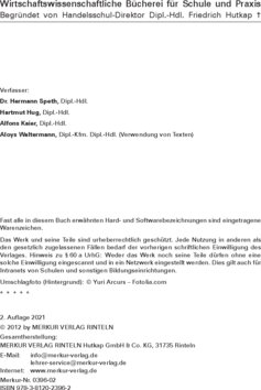 Inhaltsverzeichnis