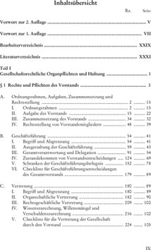 Inhaltsverzeichnis