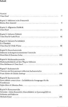 Inhaltsverzeichnis 1