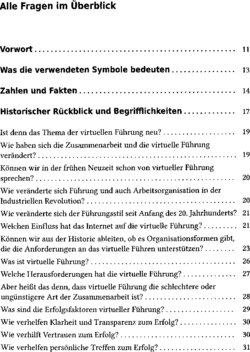 Inhaltsverzeichnis 1
