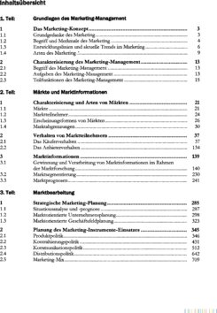Inhaltsverzeichnis 1