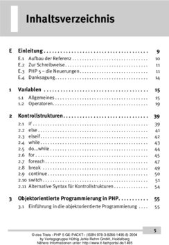 Inhaltsverzeichnis