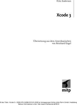 Inhaltsverzeichnis