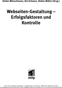 Inhaltsverzeichnis