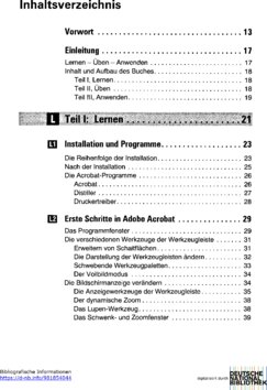 Inhaltsverzeichnis 1