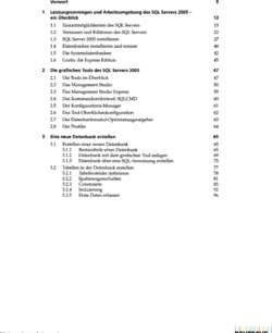 Inhaltsverzeichnis 1