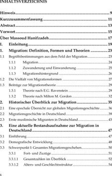 Inhaltsverzeichnis