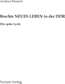 Inhaltsverzeichnis
