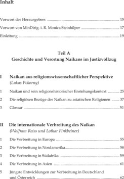Inhaltsverzeichnis